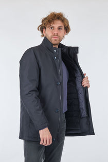 Orbita Erkek Kaban - Minimalist Stil, Regular Fit, Yüksek Yaka