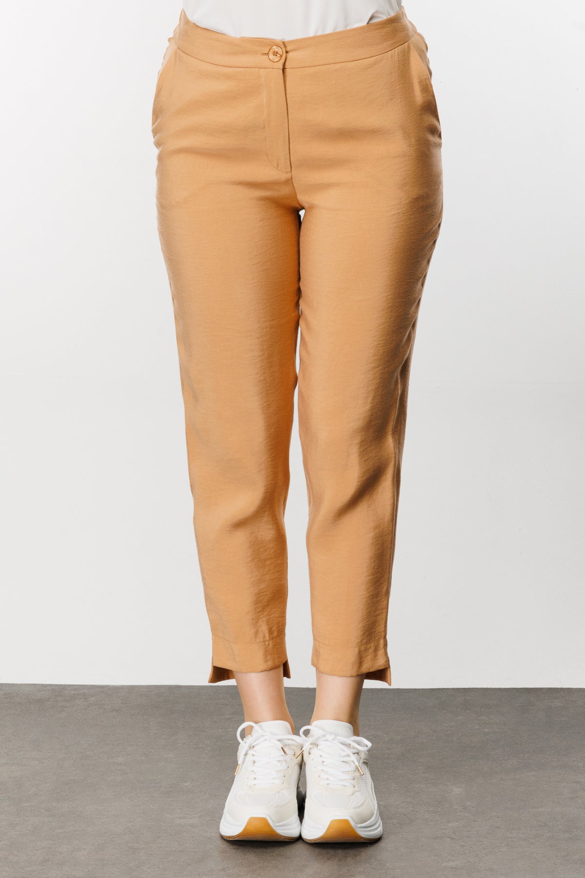 Ekol Kadın Crop Pantolon - Minimalist Günlük Stil - Hızlı Kargo