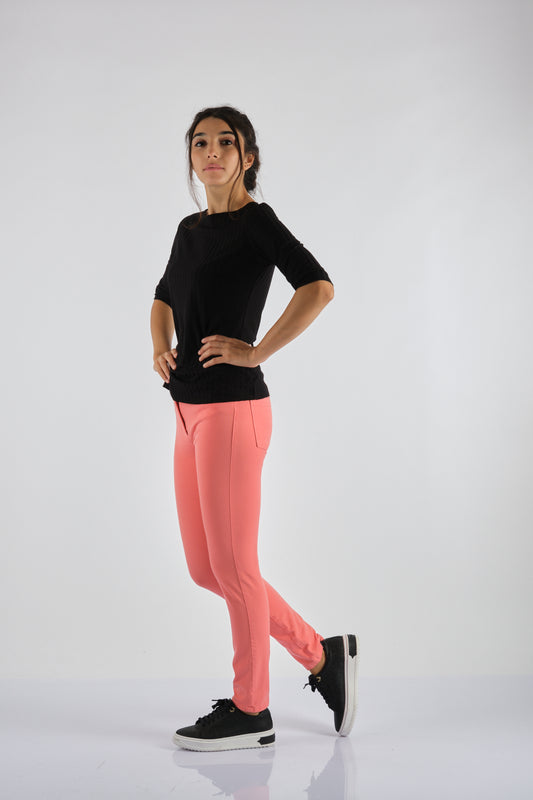 Garni Kadın Slim Fit Midi Pantolon - Günlük Şıklık