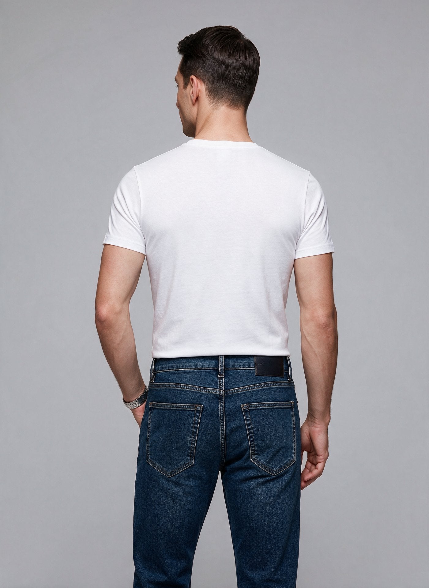JSCO Erkek Normal Kesim Denim Jean Pantolon Beş Cepli Düğmeli İkincil görsel