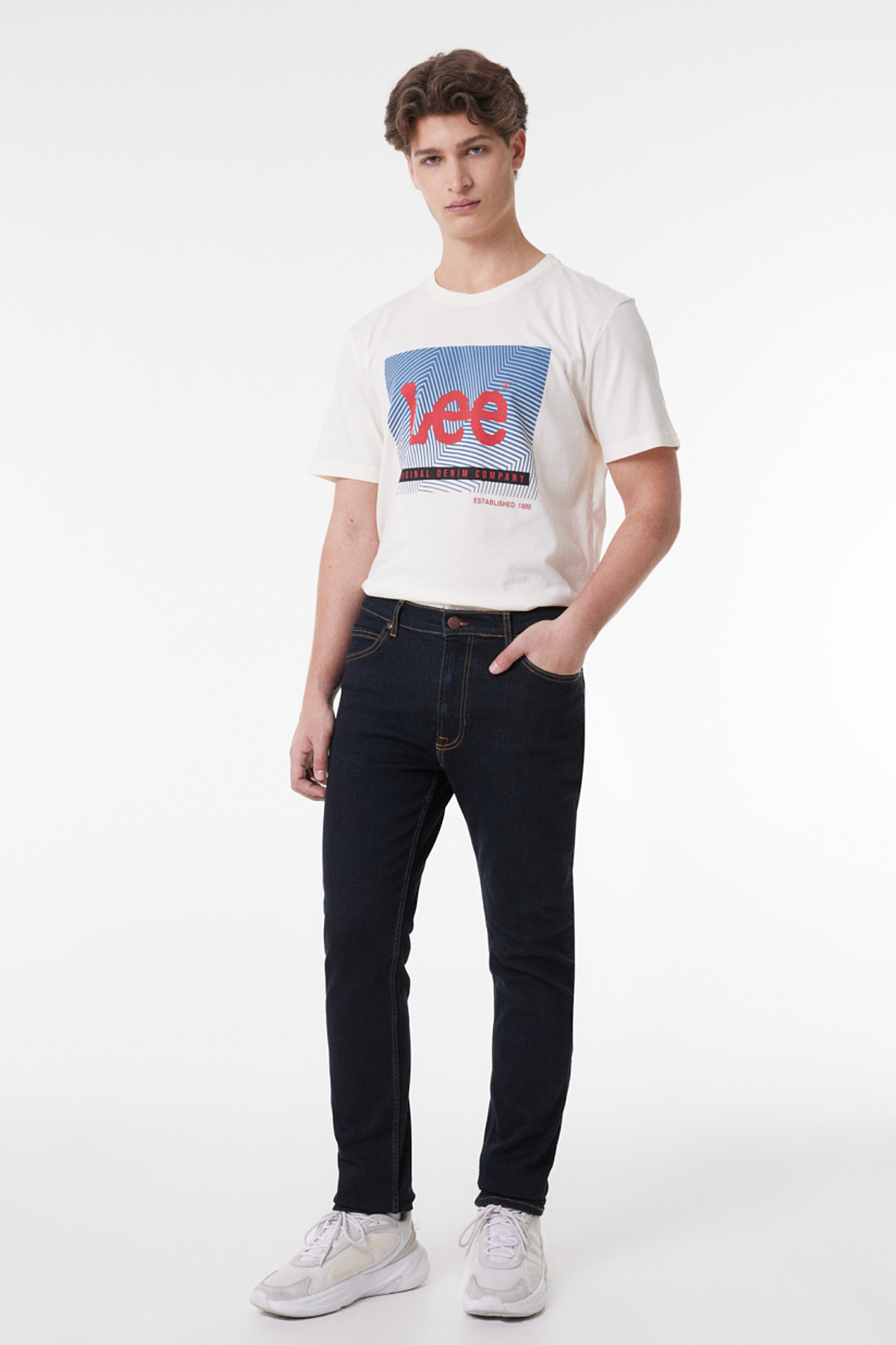 Rider Slim Fit Dar Kesim Normal Bel Esnek Jean Kot Pantolon Lee Translation missing: tr.content.product_image_main
