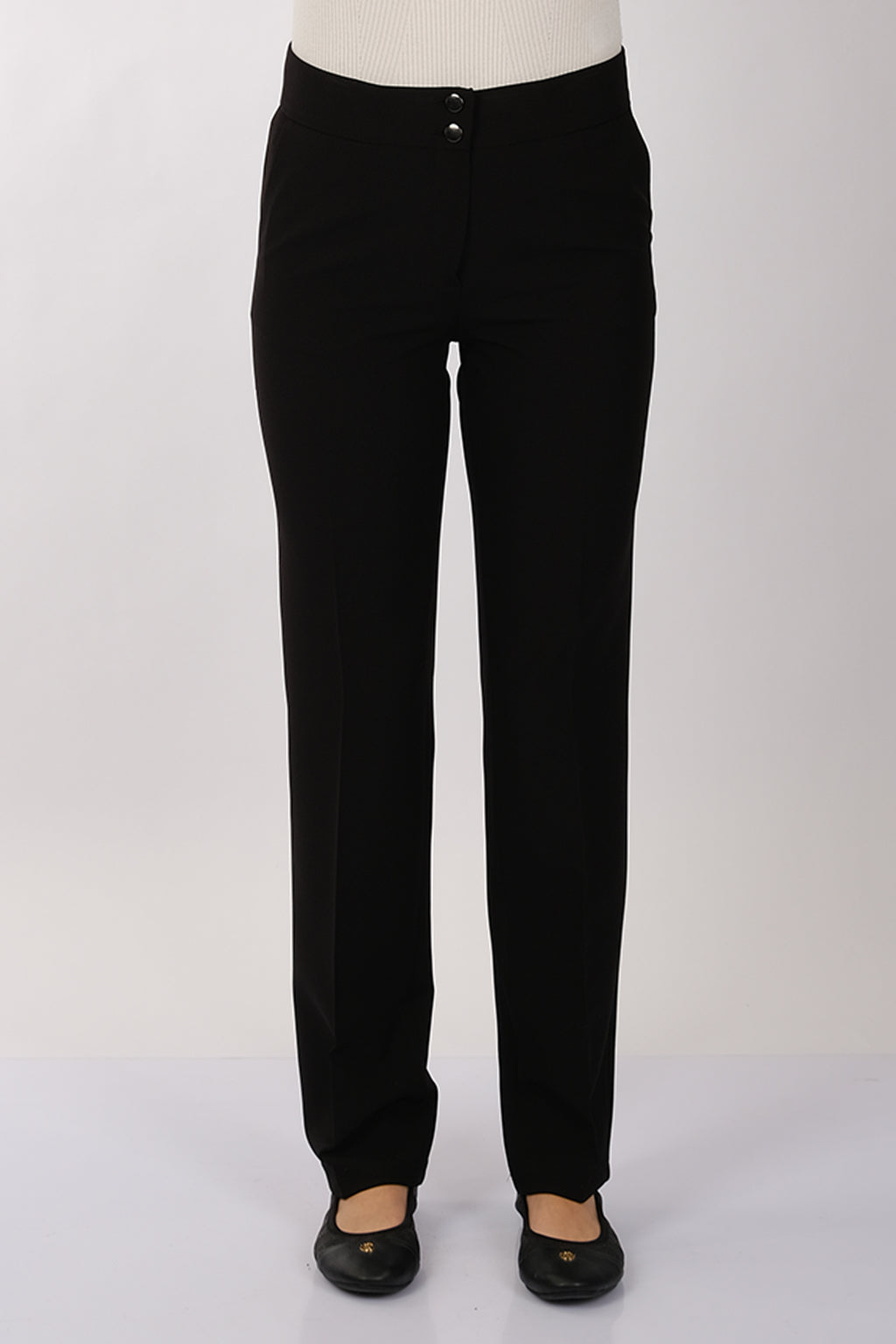 Modiva Minimalist Yüksek Bel Regular Fit Kadın Pantolon - Günlük & İş