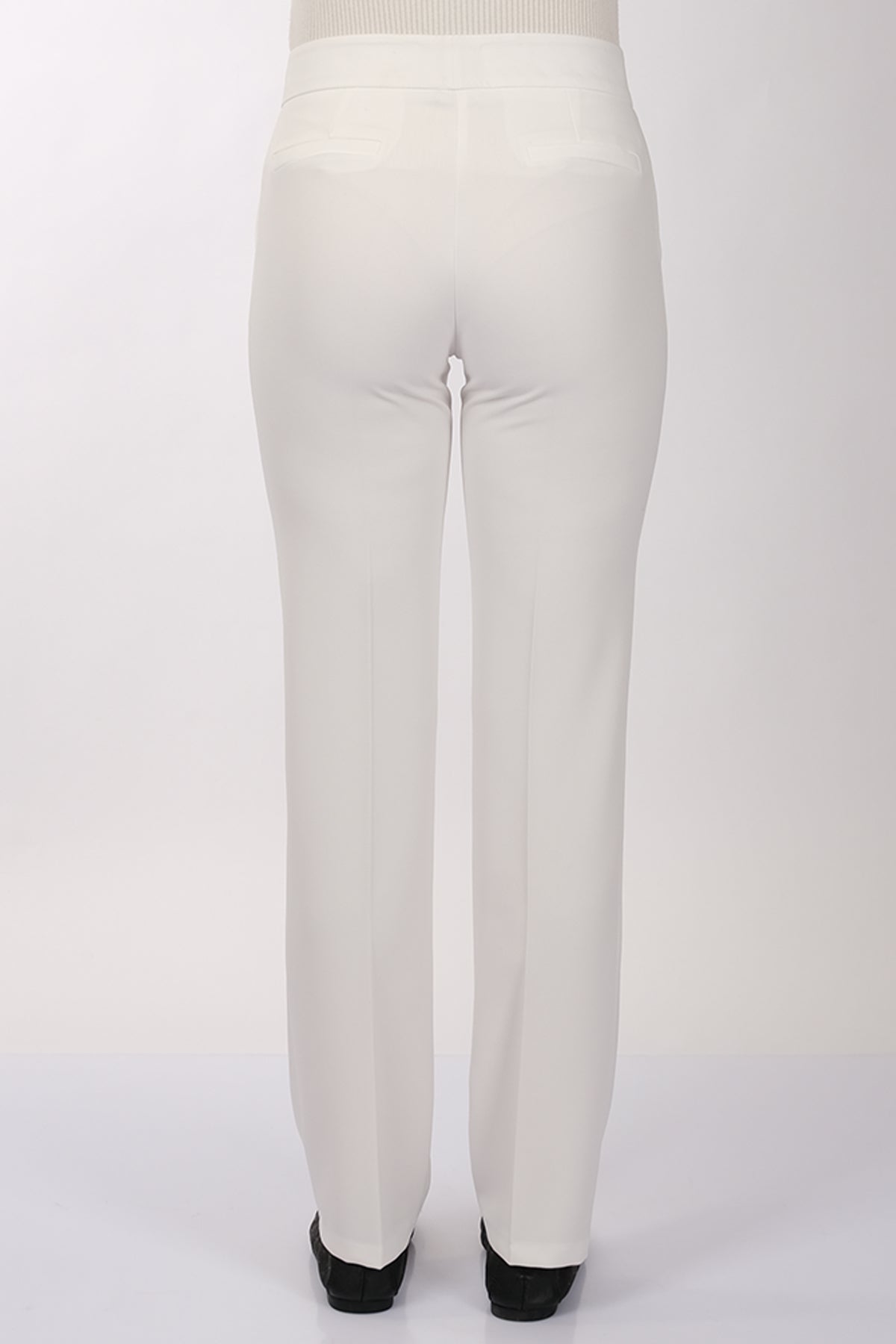 Modiva Minimalist Yüksek Bel Regular Fit Kadın Pantolon - Günlük & İş