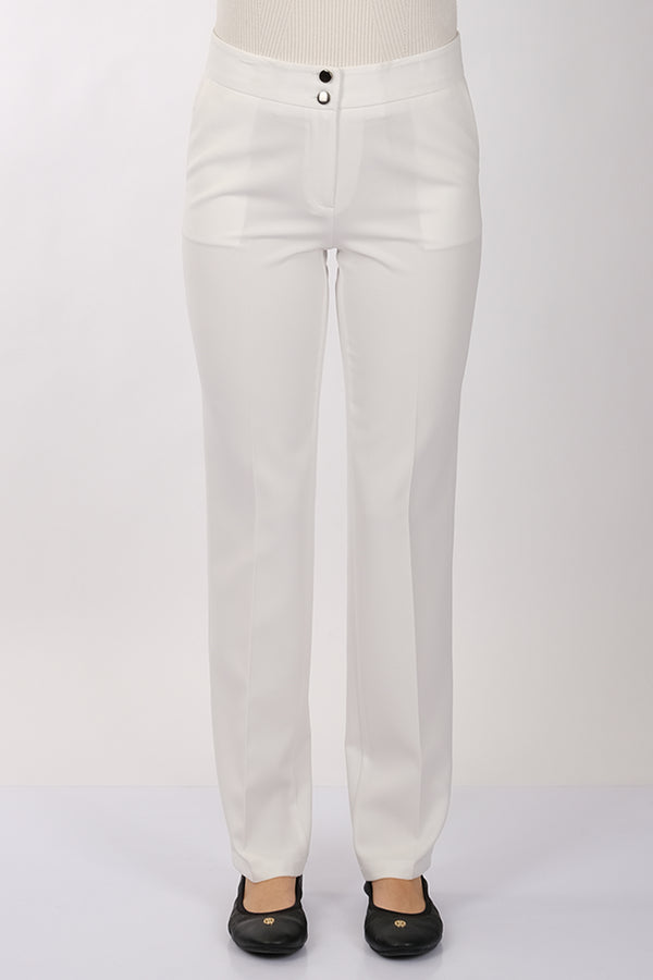 Modiva Minimalist Yüksek Bel Regular Fit Kadın Pantolon - Günlük & İş