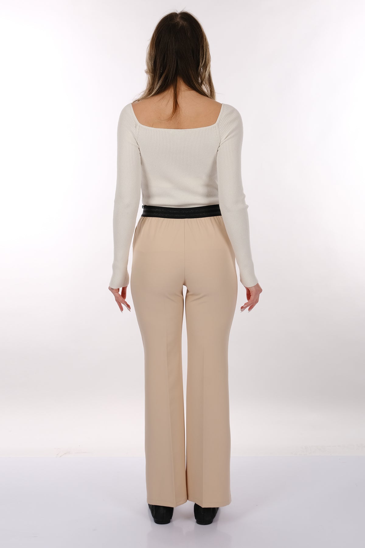 Modiva Minimalist Yüksek Bel Midi Kadın Pantolon - Günlük & Ofis Şıklığı
