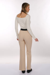 Modiva Minimalist Yüksek Bel Midi Kadın Pantolon - Günlük & Ofis Şıklığı