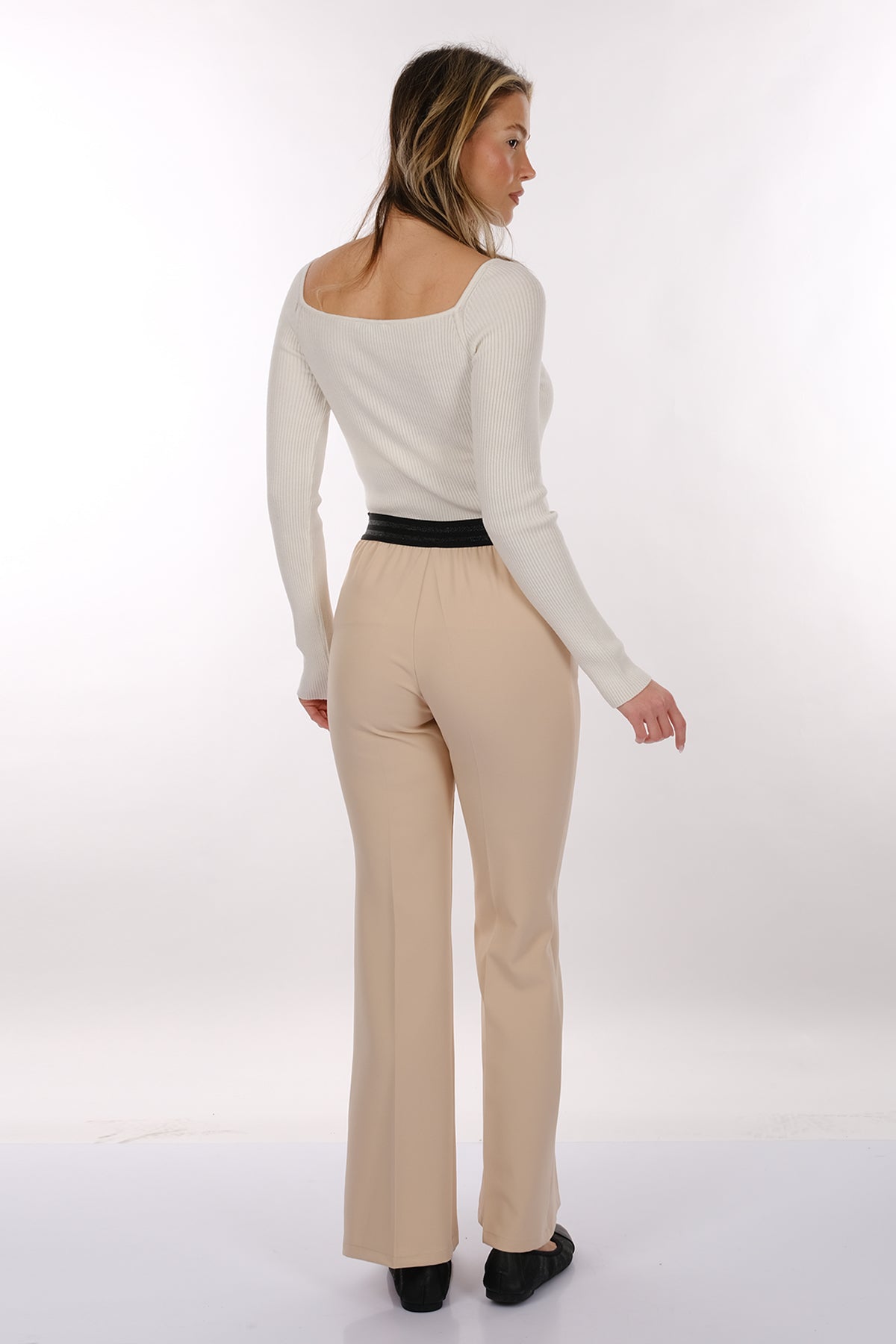 Modiva Minimalist Yüksek Bel Midi Kadın Pantolon - Günlük & Ofis Şıklığı