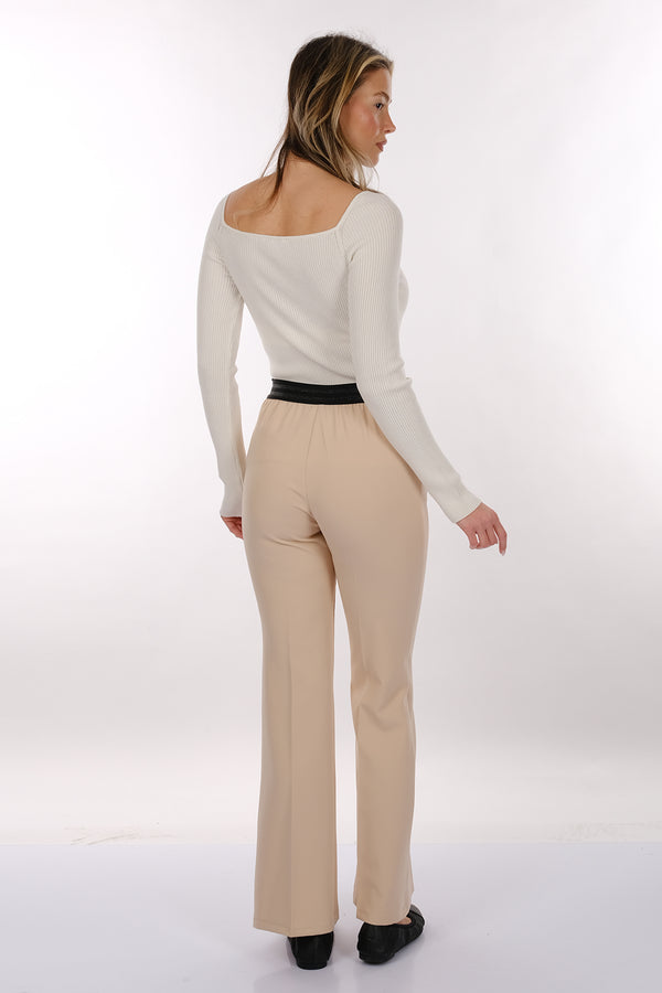 Modiva Minimalist Yüksek Bel Midi Kadın Pantolon - Günlük & Ofis Şıklığı