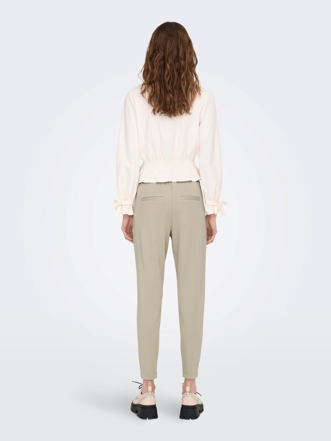 Only Minimalist Yüksek Bel Midi Kadın Pantolon - Günlük Şık