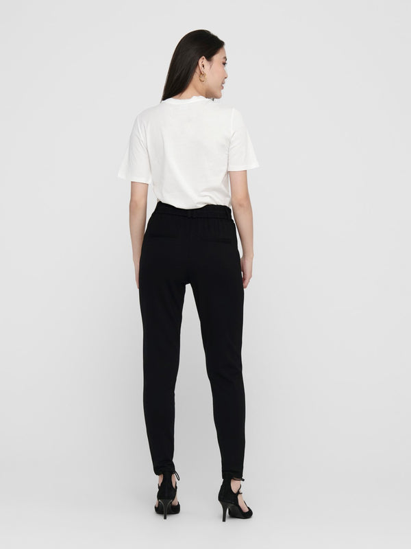 Only Minimalist Yüksek Bel Midi Kadın Pantolon - Günlük Şık