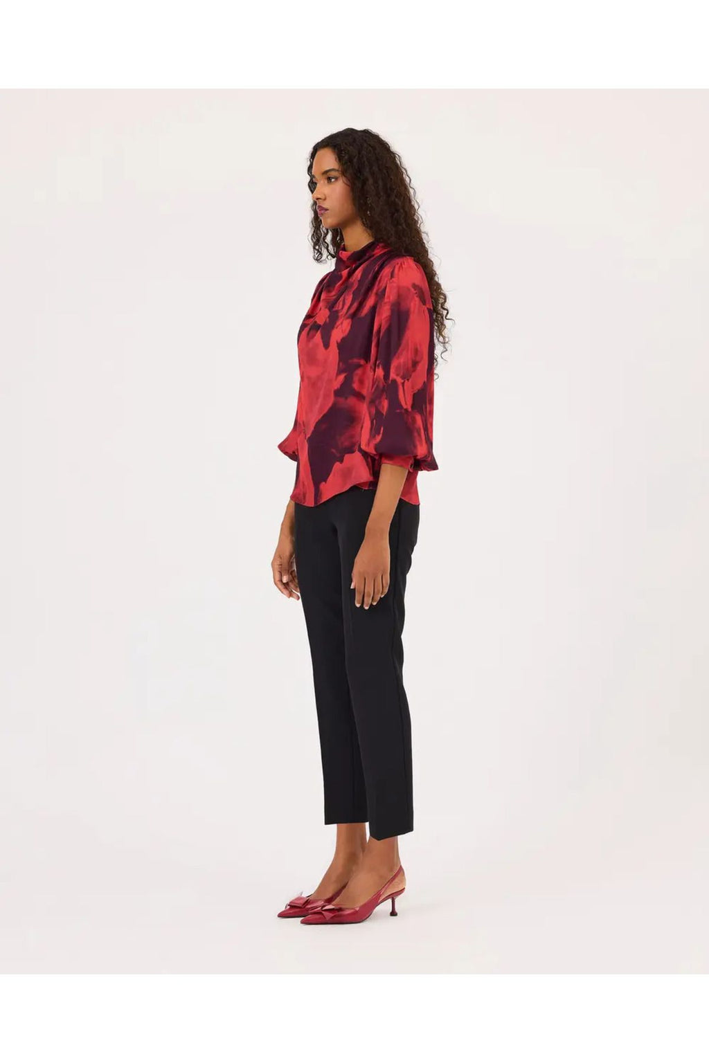 Seçil Minimalist Crop Kadın Pantolon - Yüksek Bel Midi - Günlük & İş