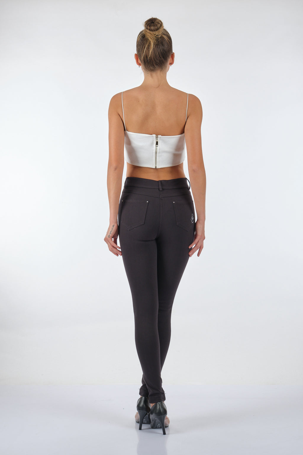 Seleste Yüksek Bel Slim Fit Kadın Pantolon - Günlük Kullanım