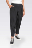PİLE DETAYLI RAHAT KESİM BELİ LASTİKLİ ÖRME PANTOLON