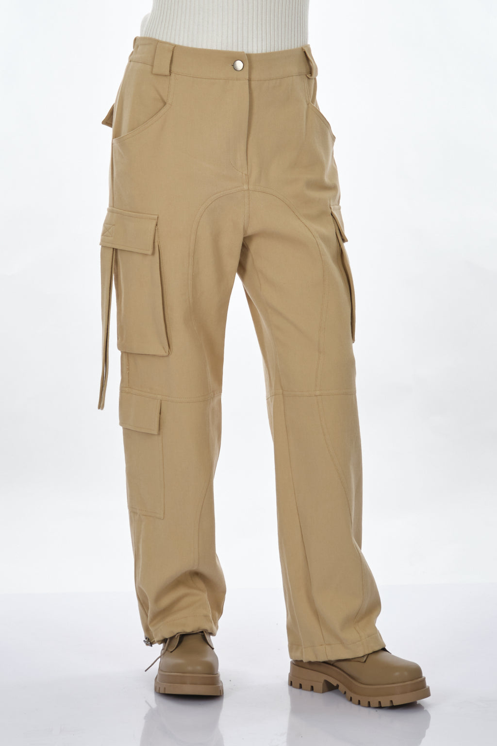Unique Mode Oversize Bol Cepli Kadın Pantolon - Minimalist Günlük Stil