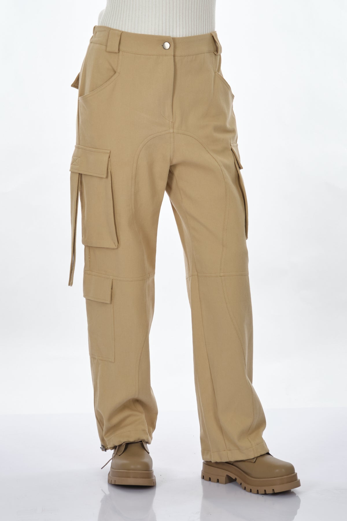 Unique Mode Oversize Bol Cepli Kadın Pantolon - Minimalist Günlük Stil