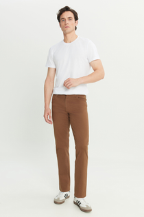 Straight Fit Düz Kesim Normal Bel Açık Kahverengi Esnek Texas Authentic  Wrangler