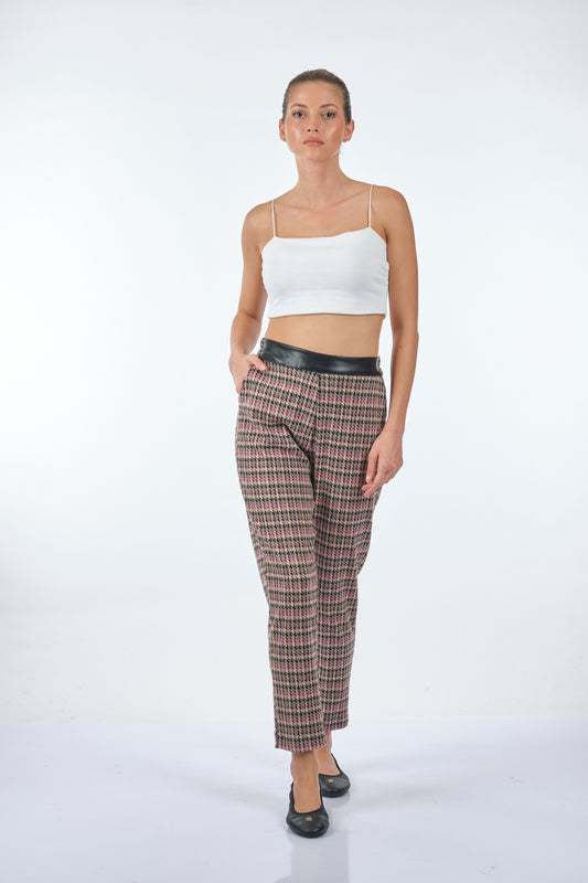 Kadın Cepli Pitikareli Pantolon Ysatis