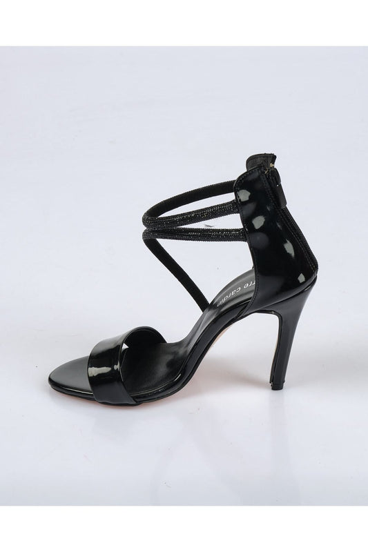 Pierre Cardin Minimalist Topuklu Sandalet - Yüksek Topuk - Deri