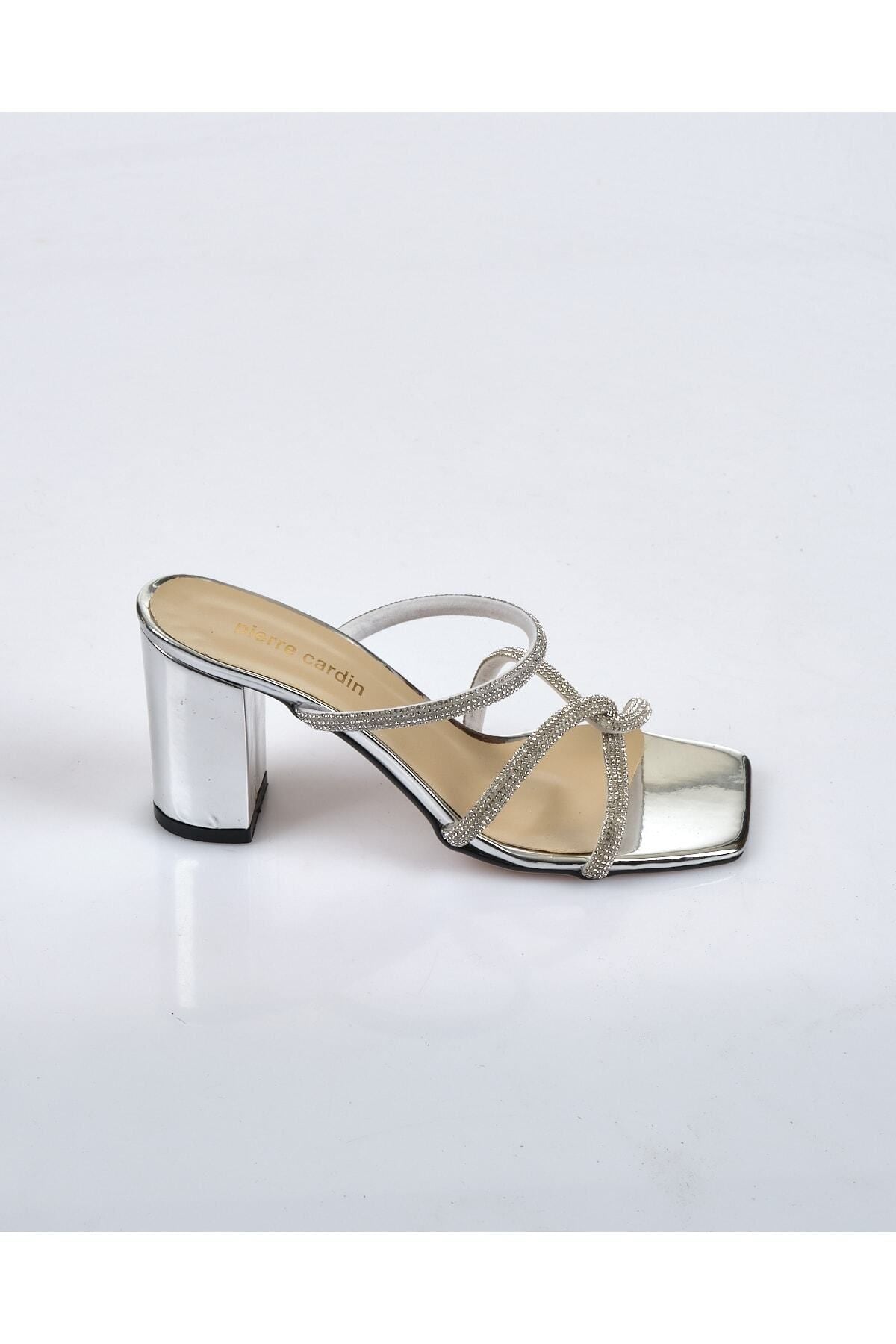 Pierre Cardin Metalik Minimalist Topuklu Terlik - Gece & Parti Translation missing: tr.content.product_image_secondary