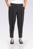 PİLE DETAYLI RAHAT KESİM BELİ LASTİKLİ ÖRME PANTOLON