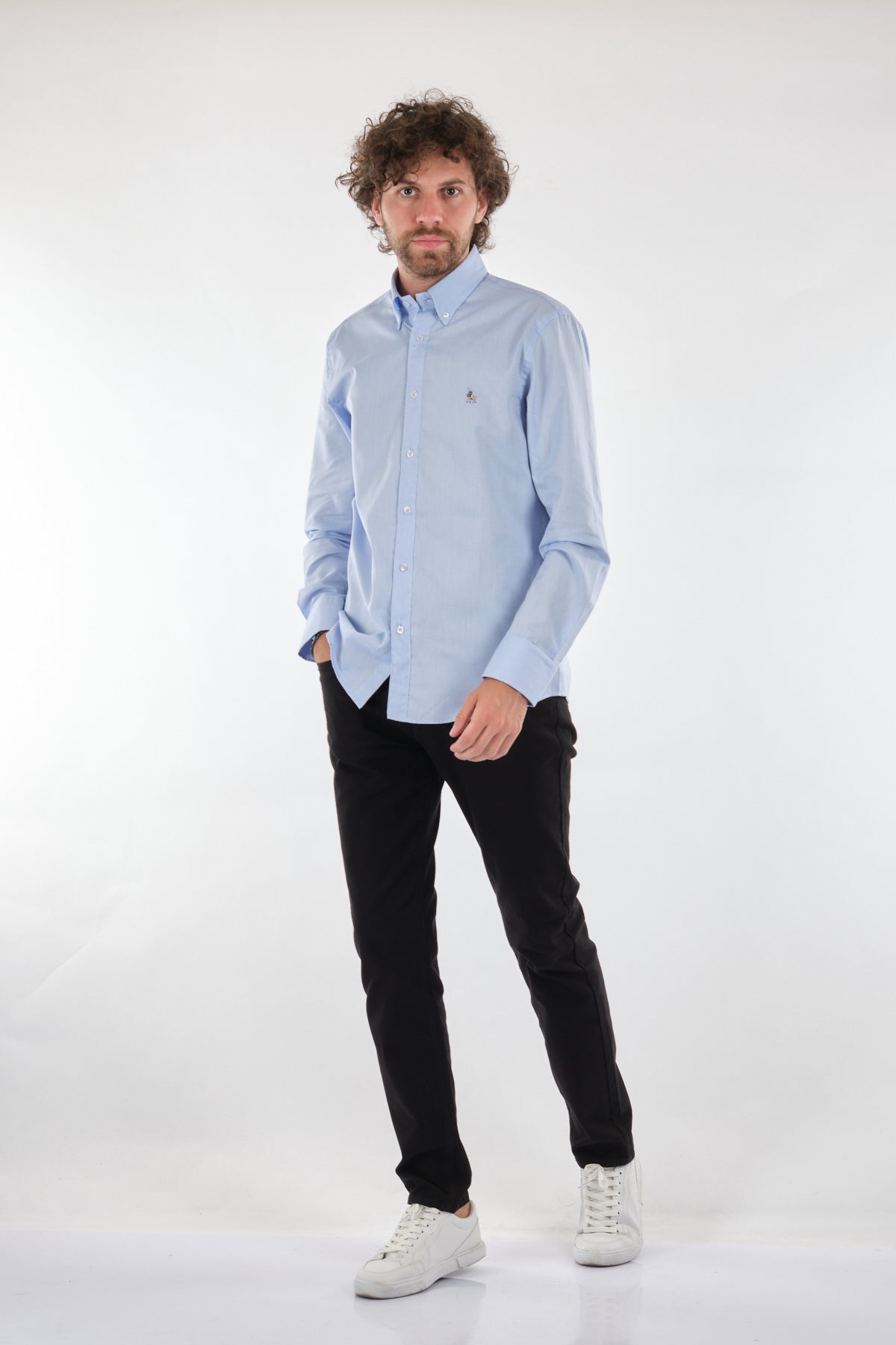 Polo Erkek Uzun Kol Oxford Gömlek - Minimalist & Şık