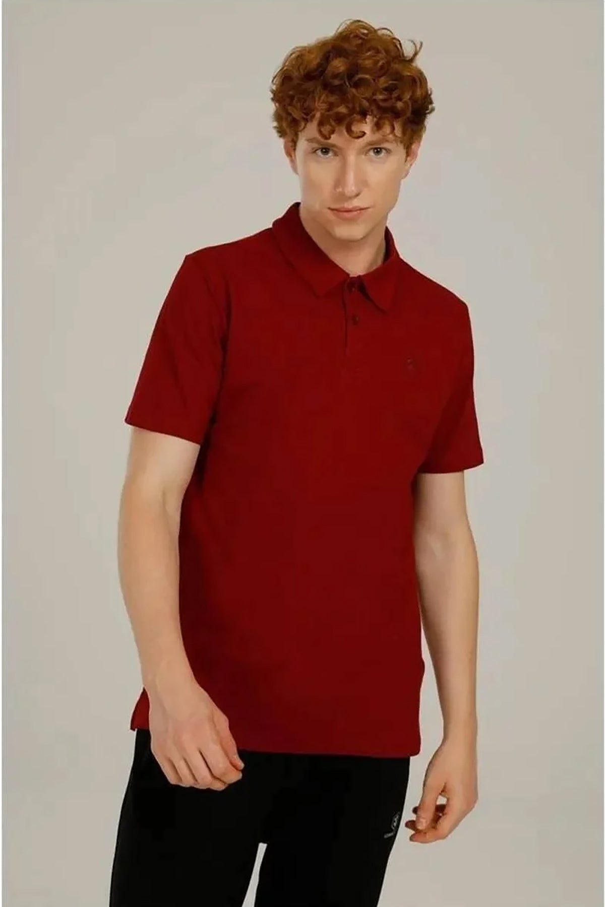 Lumberjack Erkek Minimalist Polo Yaka Kısa Kol T-Shirt - Rahat Kesim
