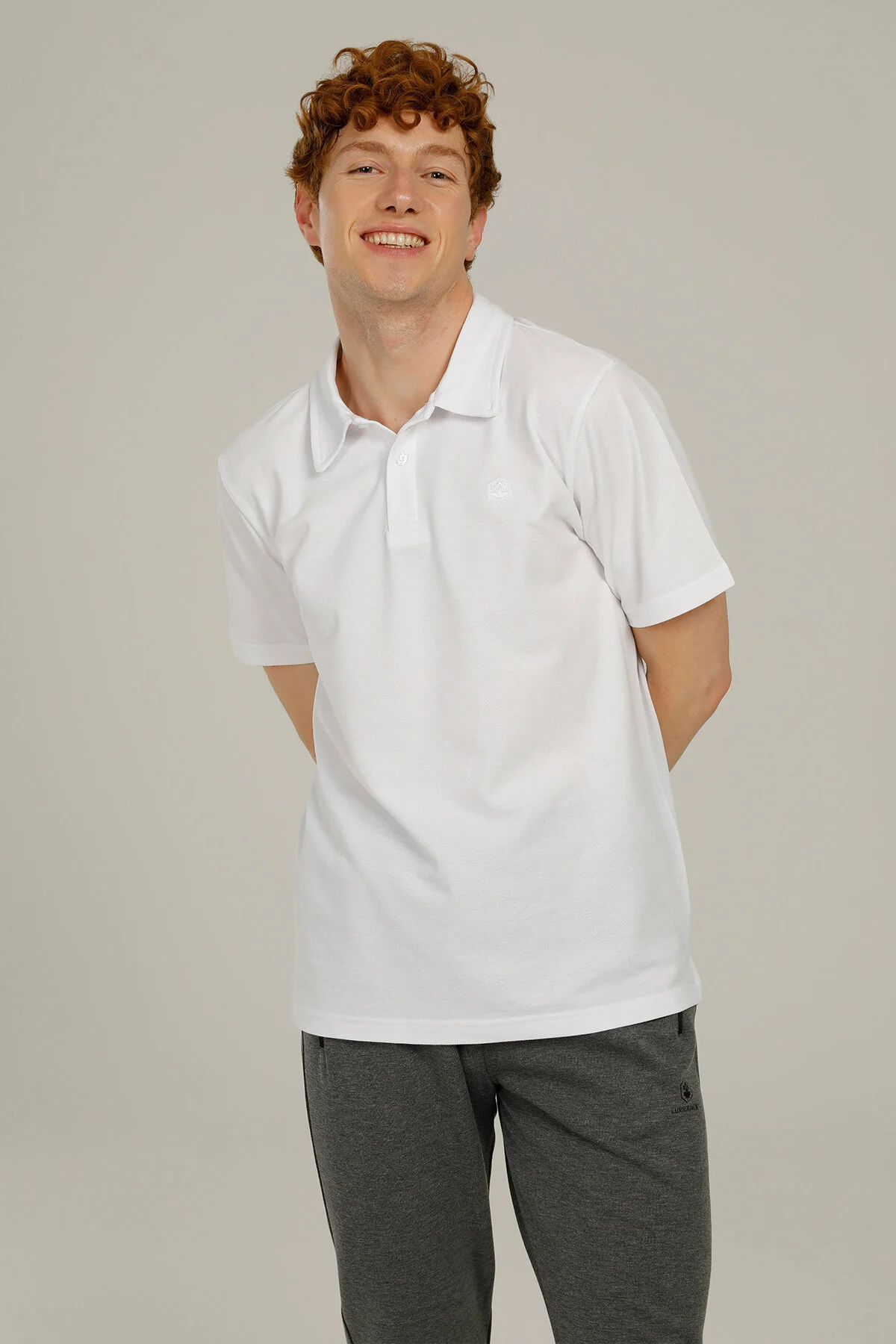 Lumberjack Erkek Minimalist Polo Yaka Kısa Kol T-Shirt - Rahat Kesim Translation missing: tr.content.product_image_main
