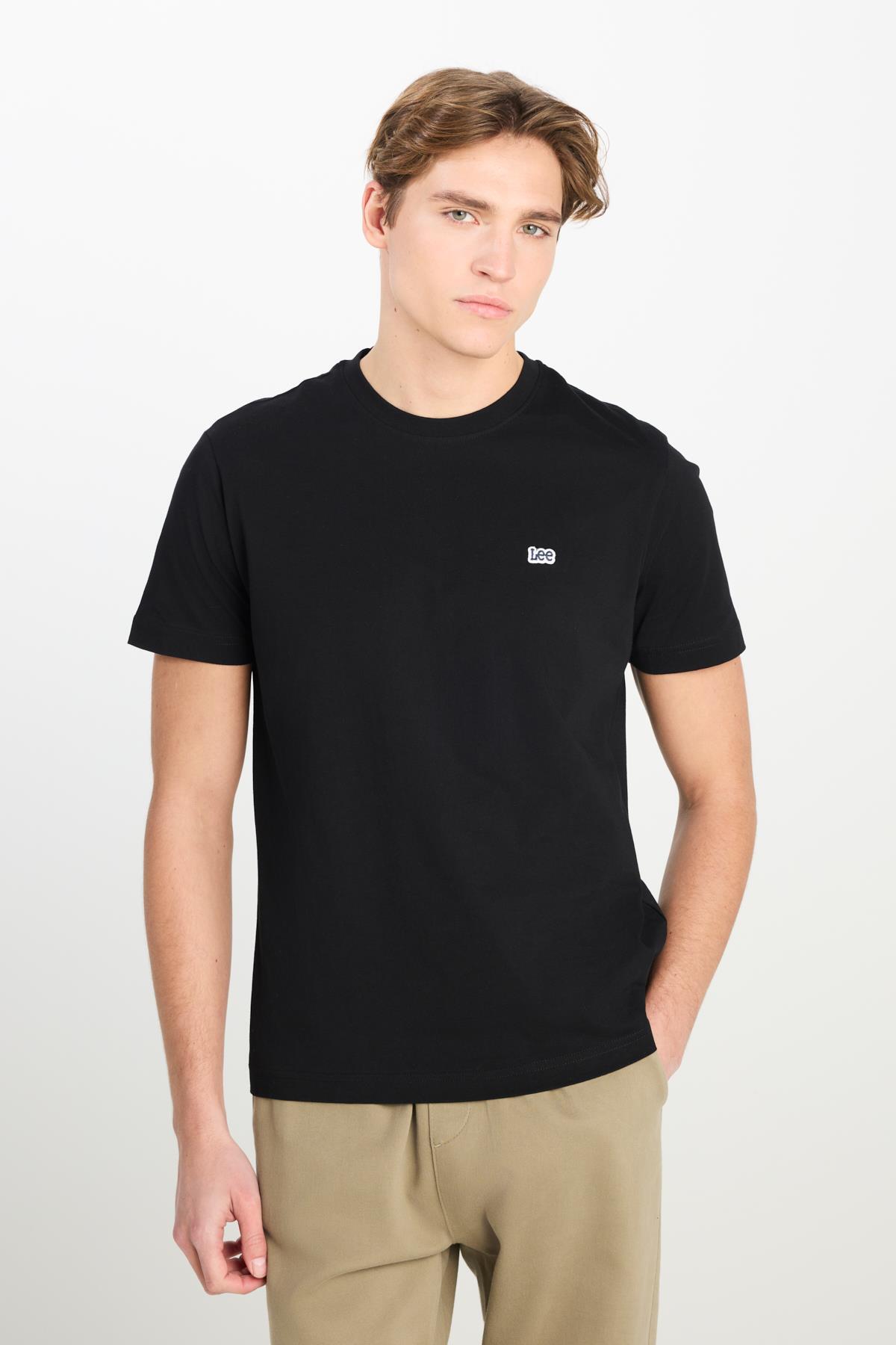 Regular Fit Normal Kesim Bisiklet Yaka Pamuklu T-Shirt İkincil görsel