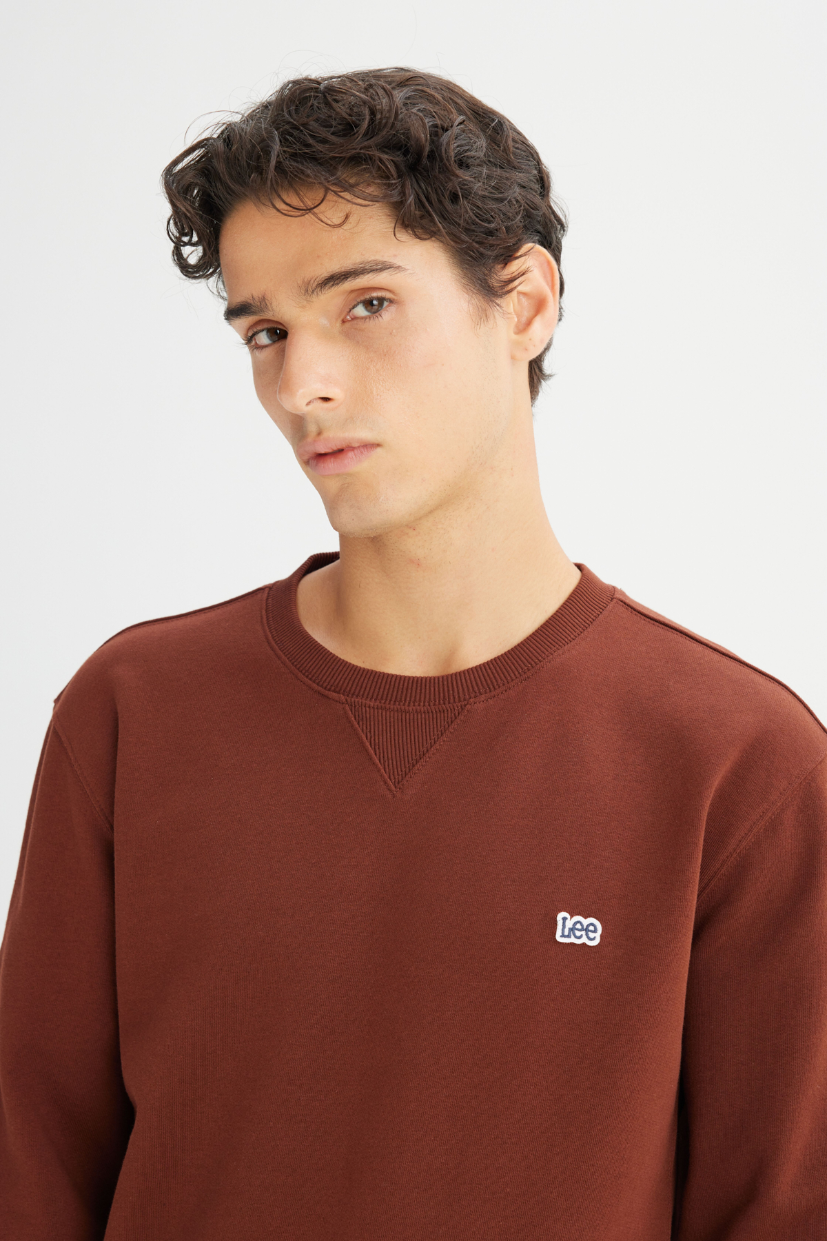 Regular Fit Normal Kesim Bisiklet Yaka Sweatshirt Lee Translation missing: tr.content.product_image_secondary