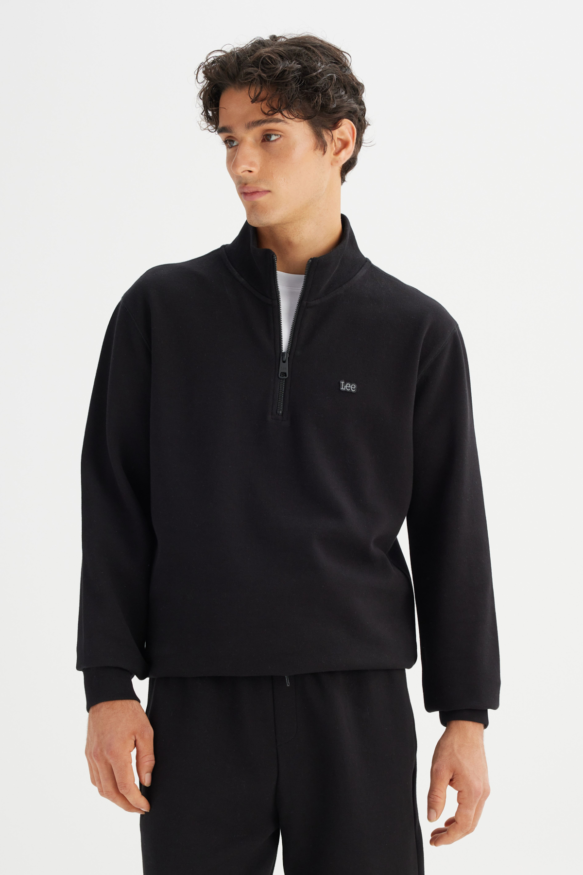 Regular Fit Normal Kesim Fermuar Detaylı Sweatshirt Lee