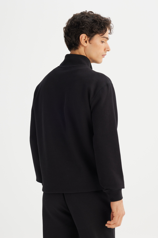 Regular Fit Normal Kesim Fermuar Detaylı Sweatshirt Lee