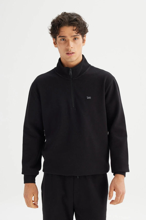 Regular Fit Normal Kesim Fermuar Detaylı Sweatshirt Lee