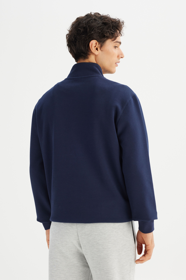 Regular Fit Normal Kesim Fermuarlı Sweatshirt Lee