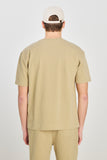 Relaxed Fit Geniş Kesim Bisiklet Yaka Pamuklu Açık Yeşil T-Shirt L2510271299