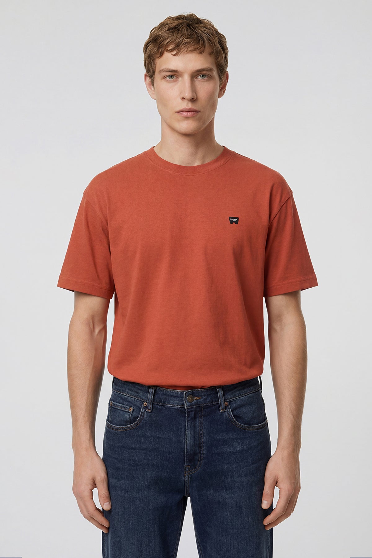Relaxed Fit Small Logo Erkek T-Shirt Wrangler Translation missing: tr.content.product_image_main