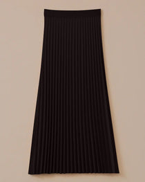 Scl Kadın Regular Kalıp Esnek Bel Pliseli Maxi Etek Polyester Kumaş 10002521611019