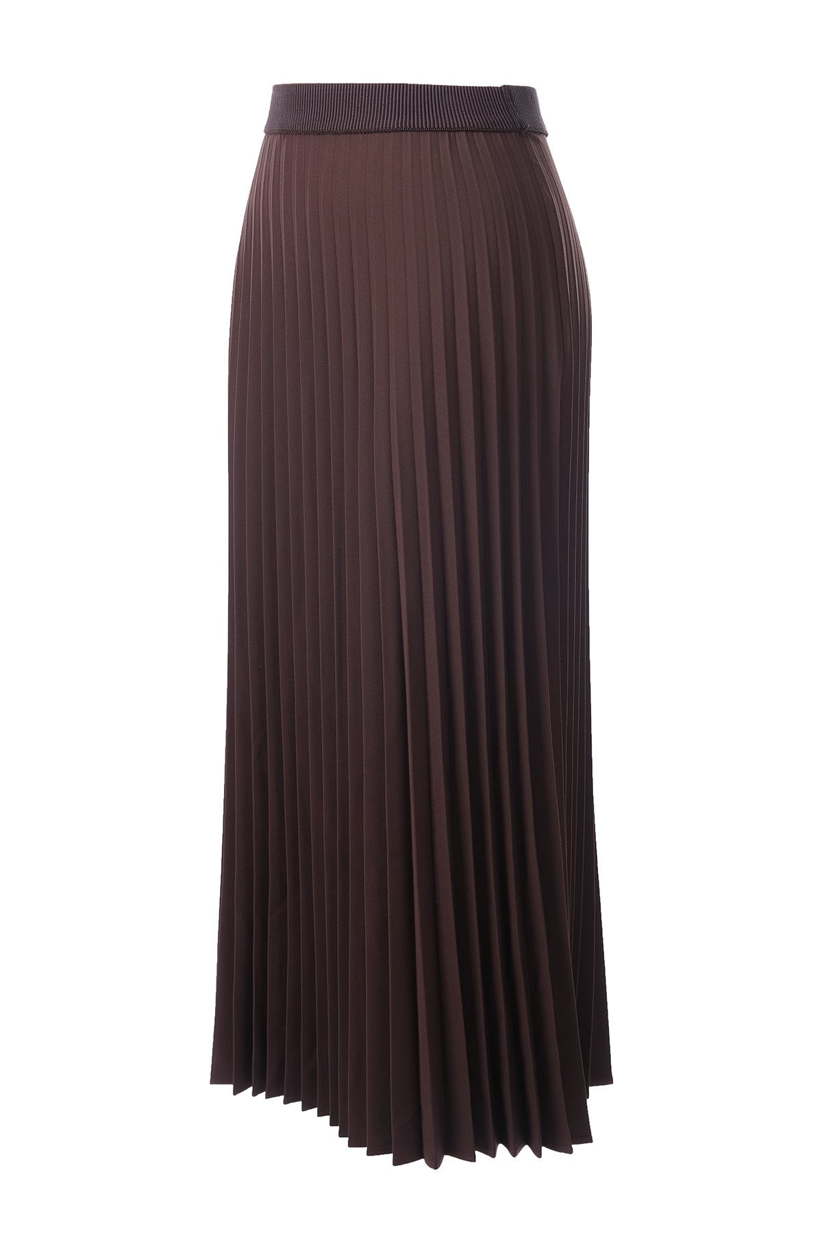 Scl Kadın Regular Kalıp Esnek Bel Pliseli Maxi Etek Polyester Kumaş 10002521611019 Ana görsel