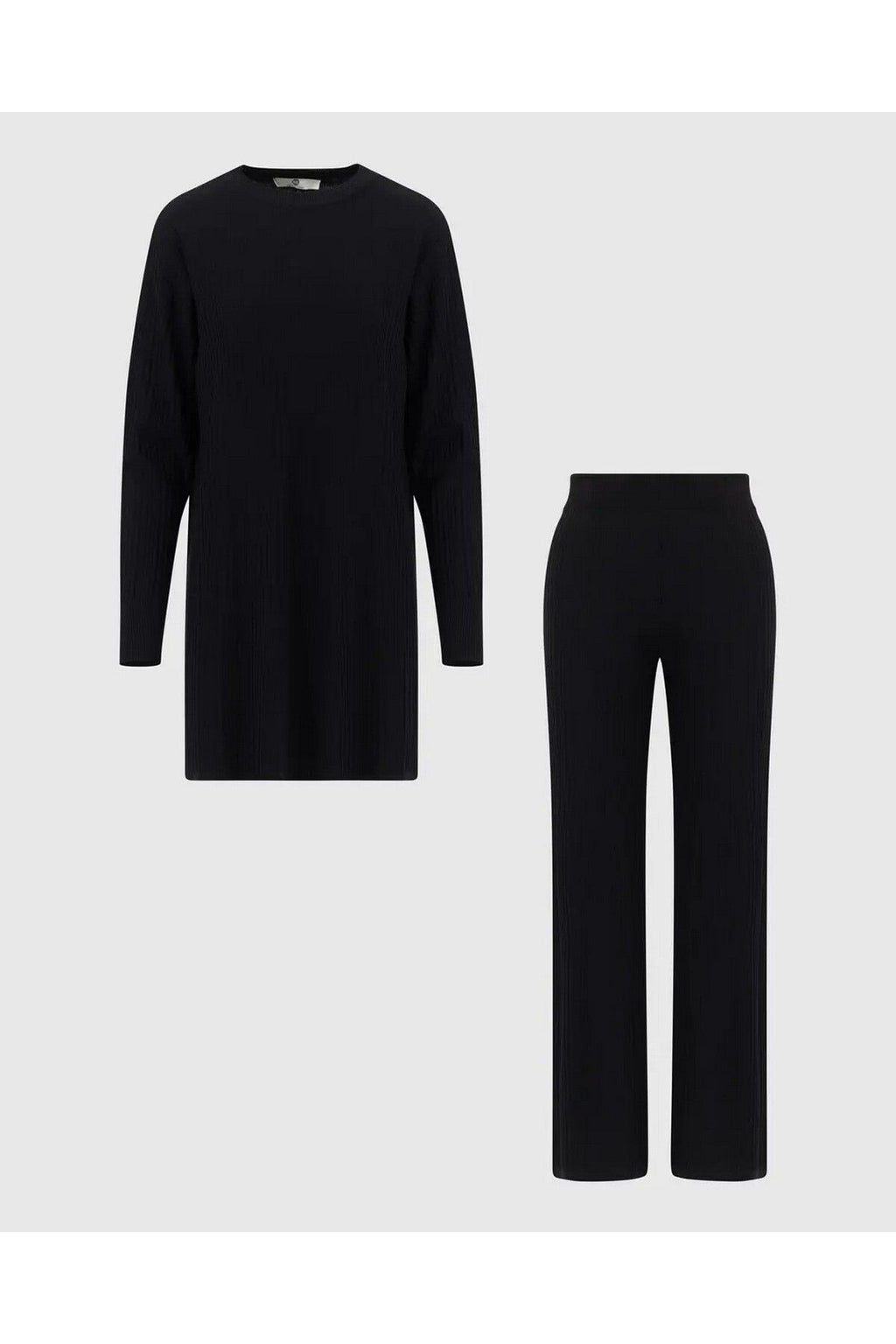SCL Oversize Uzun Kol Midi Triko Takım - Minimalist Günlük Şıklık