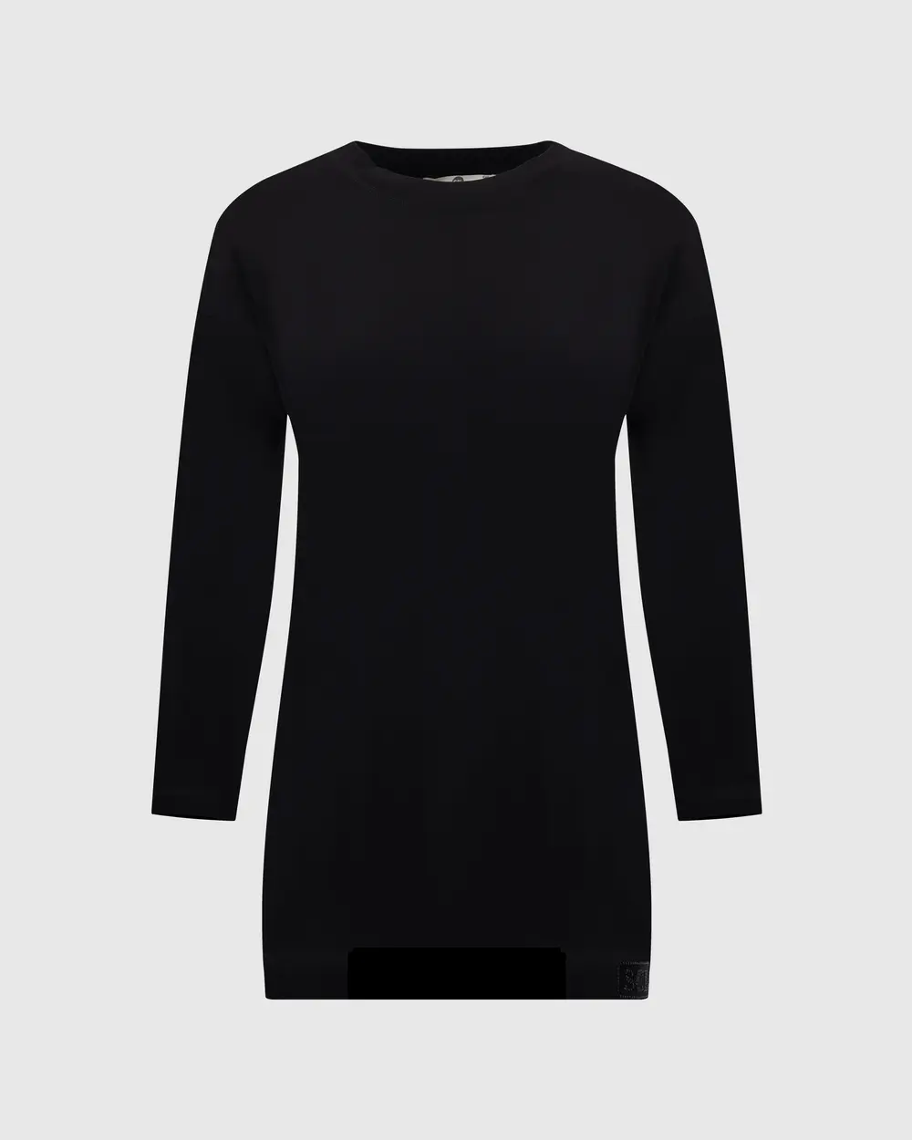 SCL Oversize Midi Günlük Kadın Tunik - 3/4 Kol - Minimalist