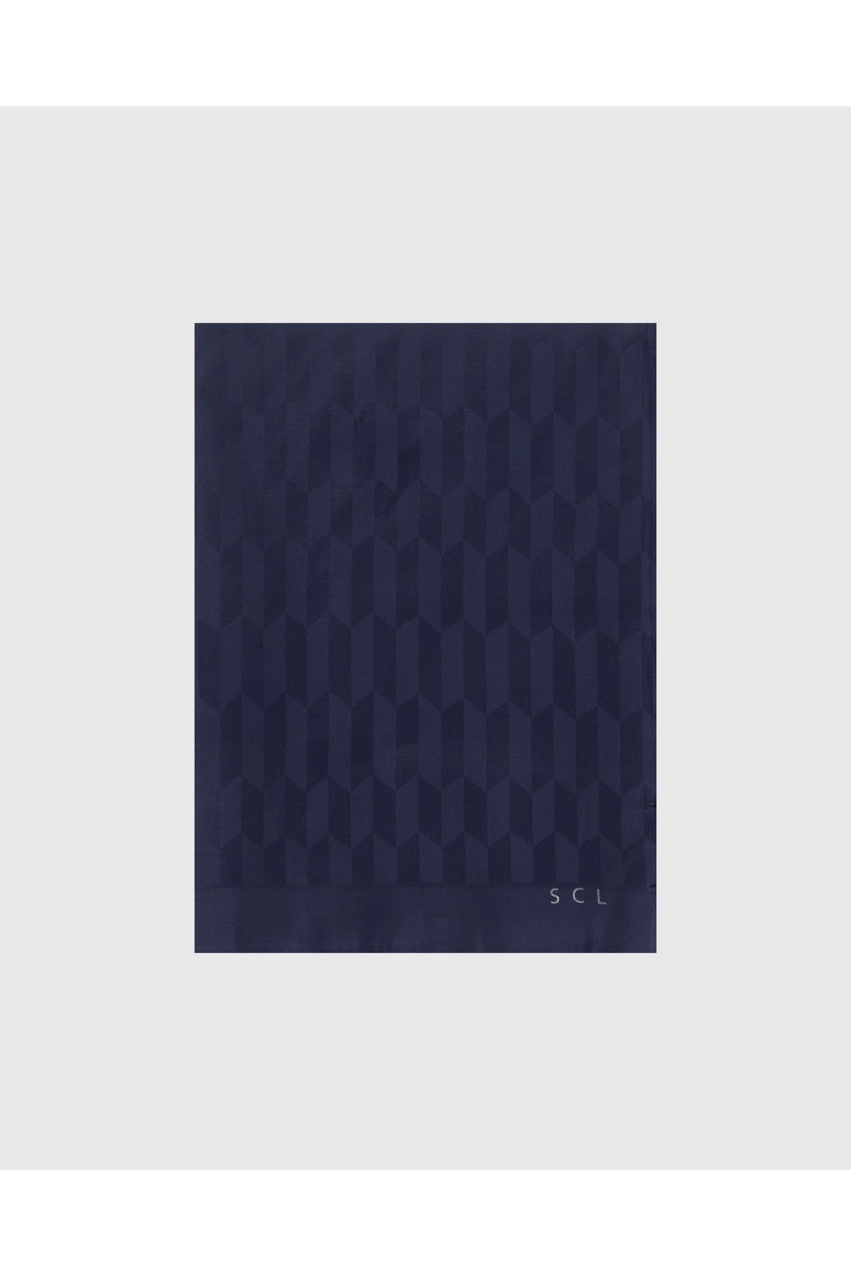 SCL Minimalist Geometrik Desen Kadın Şal - Günlük Kullanım