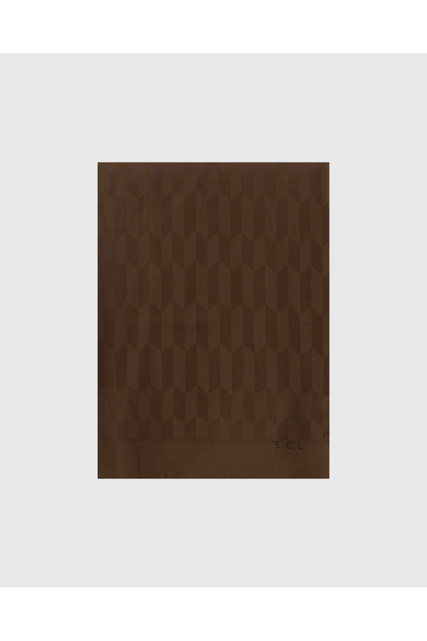 SCL Minimalist Geometrik Desen Kadın Şal - Günlük Kullanım