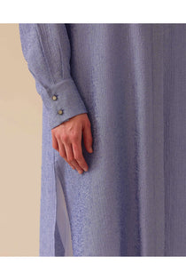 Scl Oversized Midi Gömlek Yaka Kadın Tunik - Günlük Şıklık