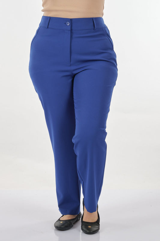 Sedna Minimalist Yüksek Bel Regular Fit Kadın Pantolon - Günlük ve İş