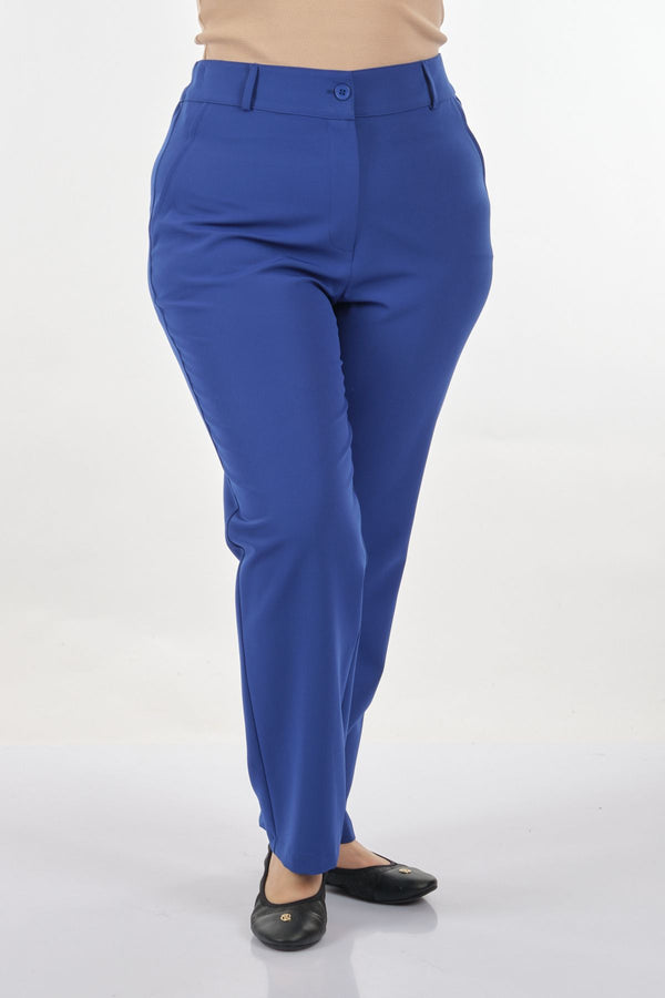 Sedna Minimalist Yüksek Bel Regular Fit Kadın Pantolon - Günlük ve İş