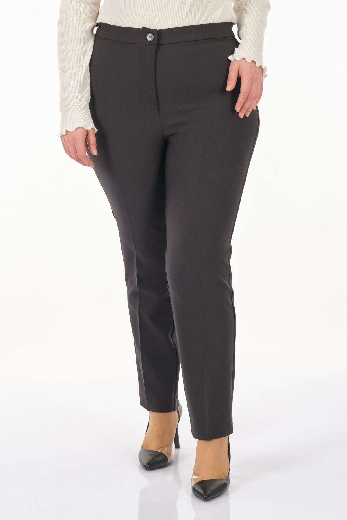 Seleste Minimalist Kadın Pantolon - Regular Fit - Günlük Kullanım İçin İdeal
