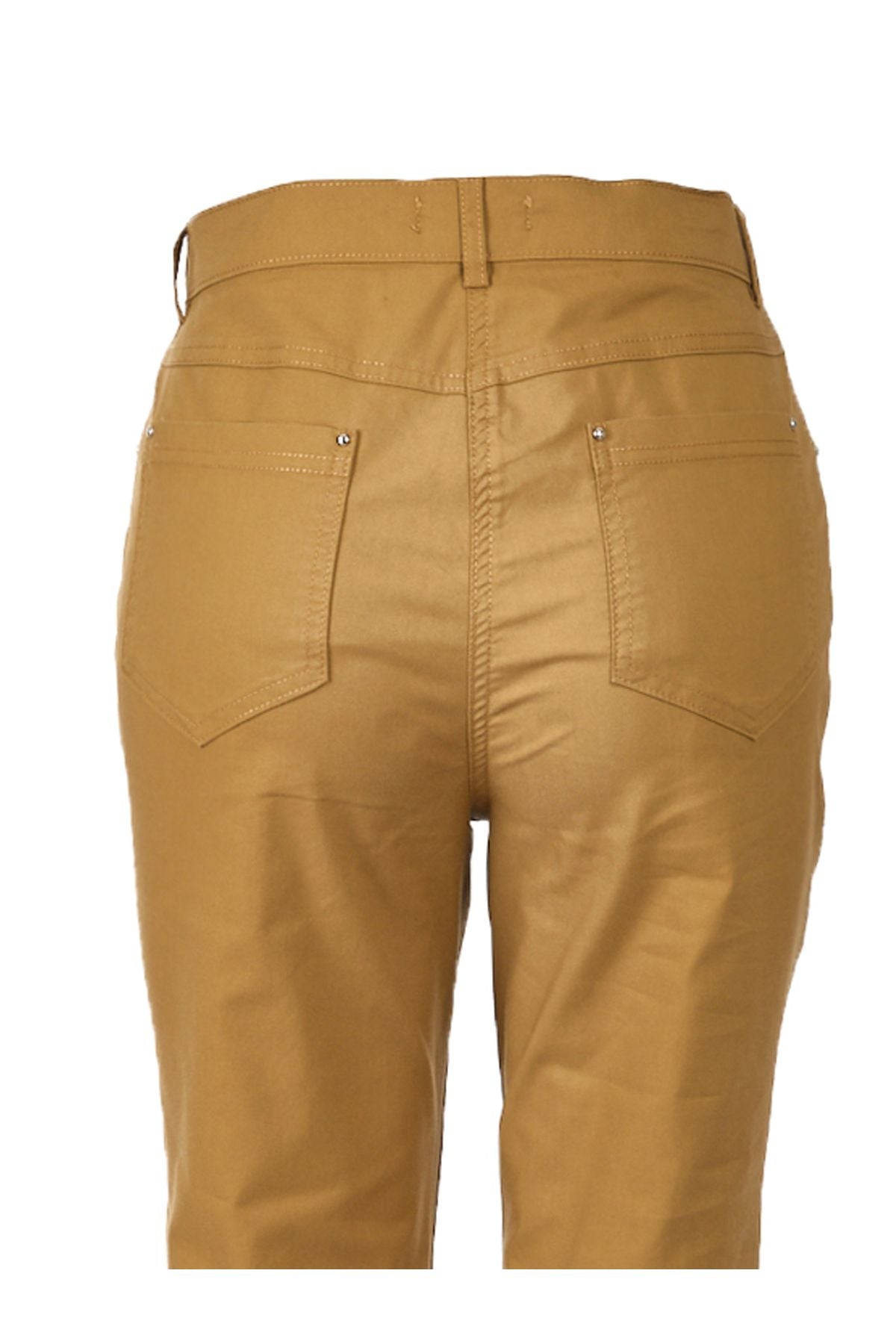 Seleste Minimalist Yüksek Bel Regular Fit Kadın Pantolon - Günlük Kullanım