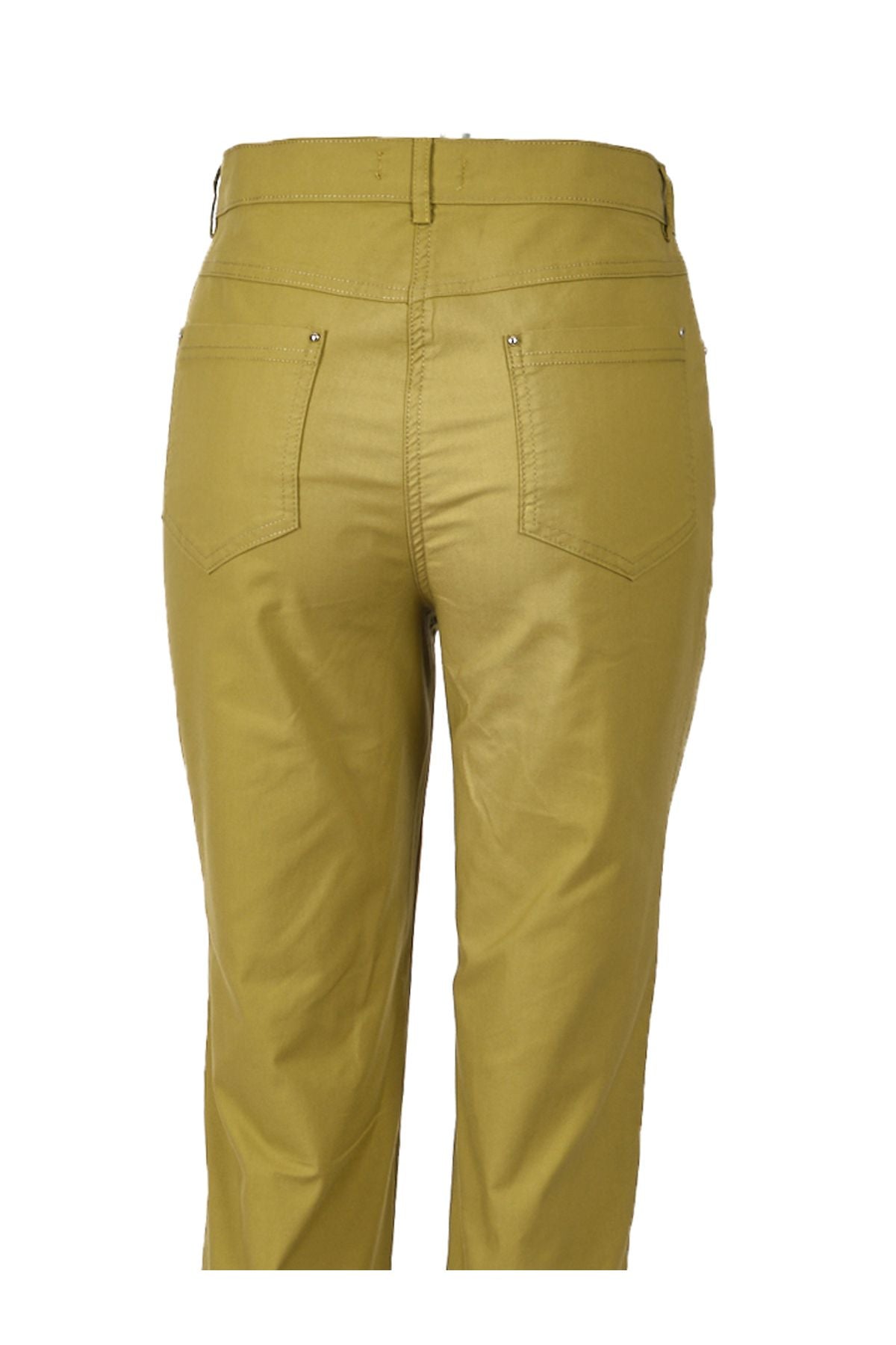 Seleste Minimalist Yüksek Bel Regular Fit Kadın Pantolon - Günlük Kullanım