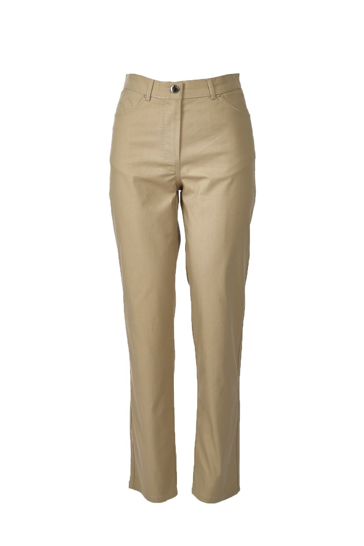 Seleste Minimalist Yüksek Bel Regular Fit Kadın Pantolon - Günlük Kullanım
