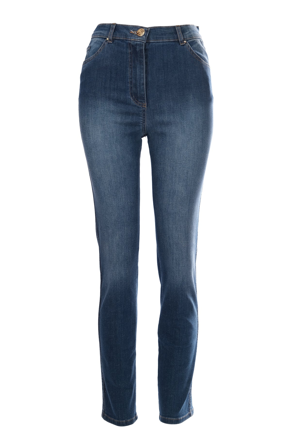Seleste Minimalist Yüksek Bel Dar Paça Jean Pantolon - Günlük Şıklık Translation missing: tr.content.product_image_main