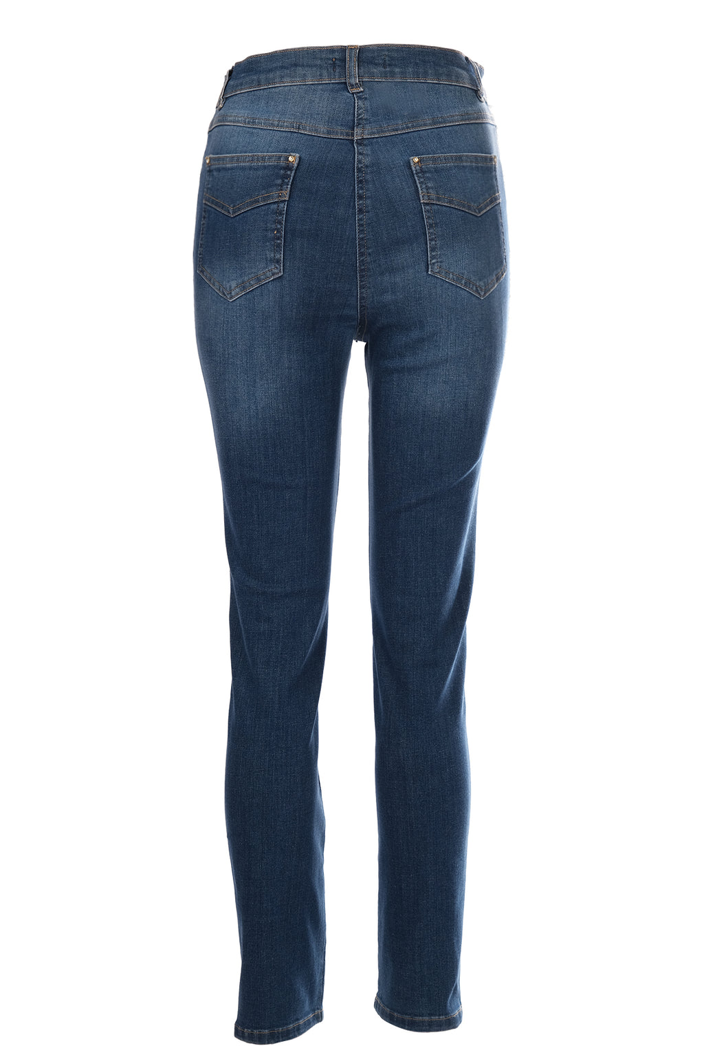 Seleste Minimalist Yüksek Bel Dar Paça Jean Pantolon - Günlük Şıklık